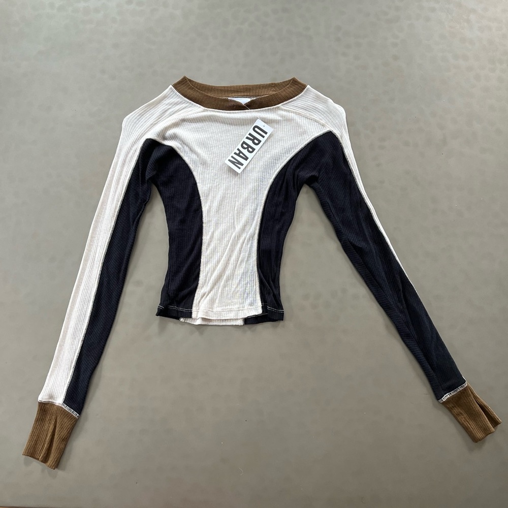 Out From Under Cara Seamed Long Sleeve Top - Urban Outfitters